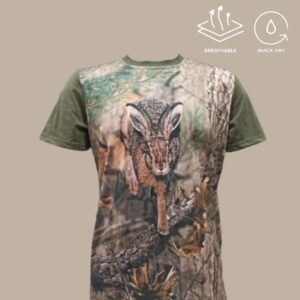 T-shirt quick dry 3d Λαγός