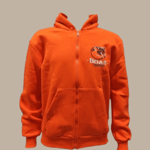 Φούτερ ζακέτα τρίκλωνη 320gr Hunter Boar πορτοκαλί