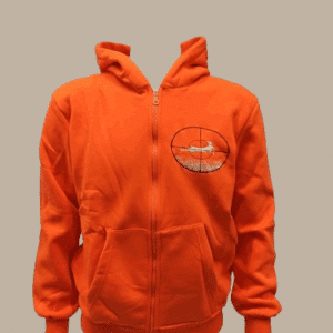 Φούτερ ζακέτα τρίκλωνη 320gr πορτοκαλί Λαγός