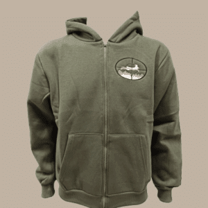 Φούτερ ζακέτα τρίκλωνη 320gr Χακί Λαγός