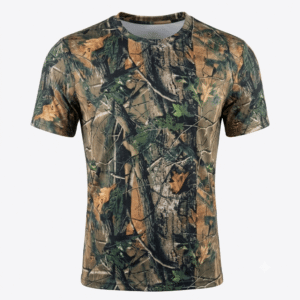 Τεχνικό t-shirt κυνηγιού quickdry camo/forest