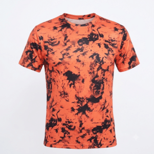 Τεχνικό t-shirt κυνηγιού QuickDry - Camo orange/black